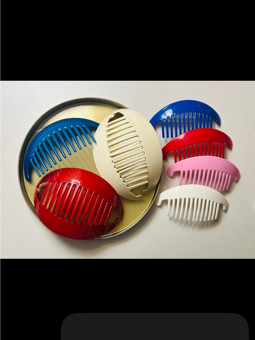 Vintage Goody 1980’s 90’s Tzers hair clinchers banana clips interlocking combs
